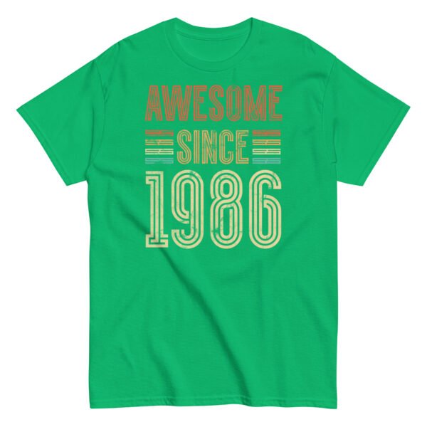 Awesome Since 1986 Retro Birthday Gift T-shirt - Image 11