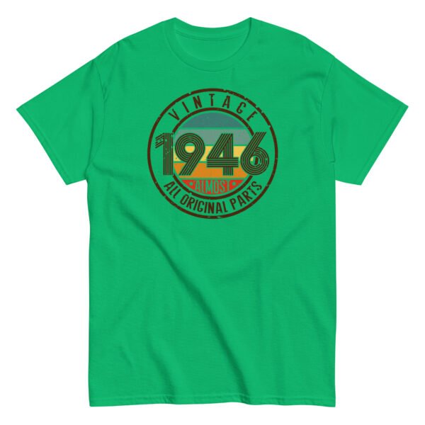 Vintage 1946 T-Shirt Almost All Original Parts Birthday Gift - Image 6
