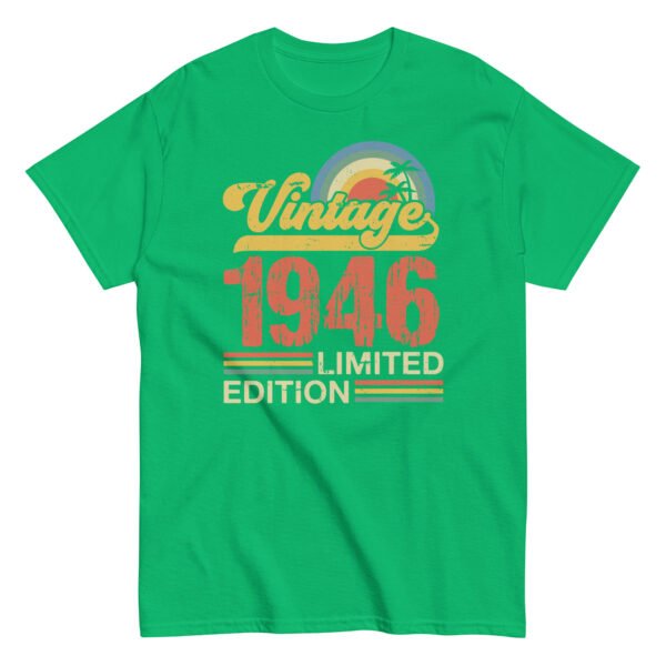 Vintage 1946 Birthday T-shirt Limited Edition Retro Gift - Image 5