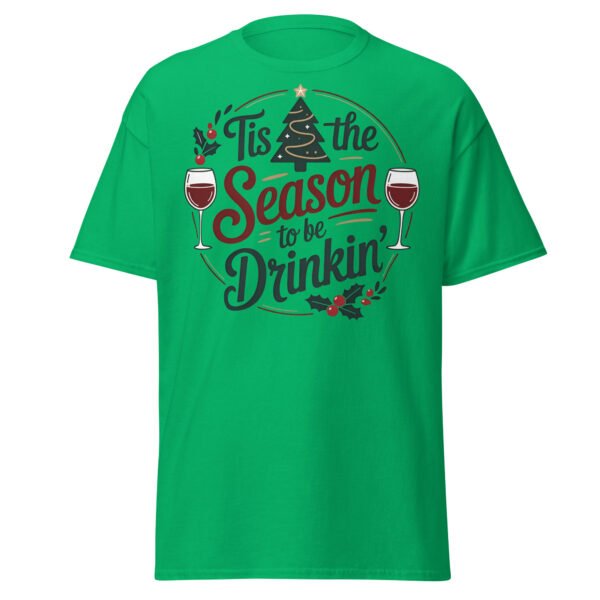 Tis The Season To Be Drinking Funny Christmas T-shirts - Image 11