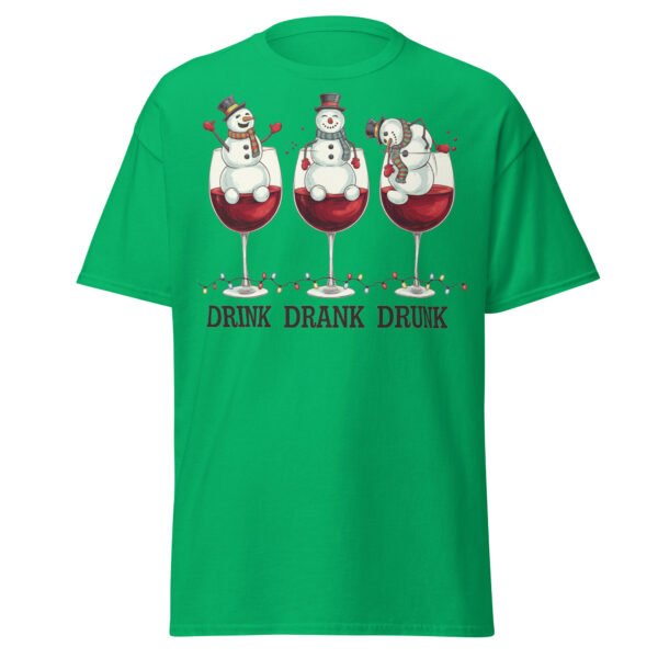 Drink Drank Drunk Funny Drinking Christmas T-shirt - Image 9