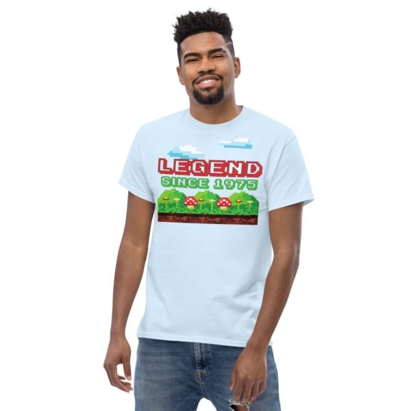Legend Since 1975 Retro Gaming T-shirt 50th Birthday Tshirt - Image 2