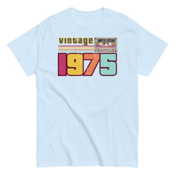 Vintage 1975 Cassette Tape Limited Edition 1975 Birthday T-shirt - Image 14