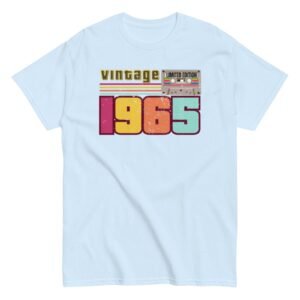 Vintage 1965 Cassette Tape Limited Edition 60th Birthday T-shirt
