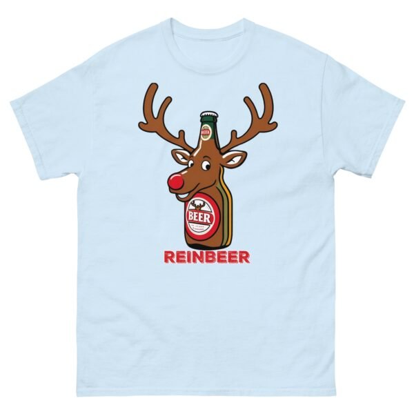 Beer Drinker Funny Christmas T-shirt Reinbeer - Image 16
