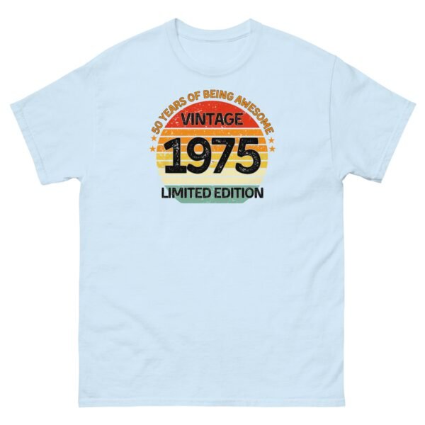 Vintage 1975 Limited Edition T-shirt 50th Birthday Gift - Image 15
