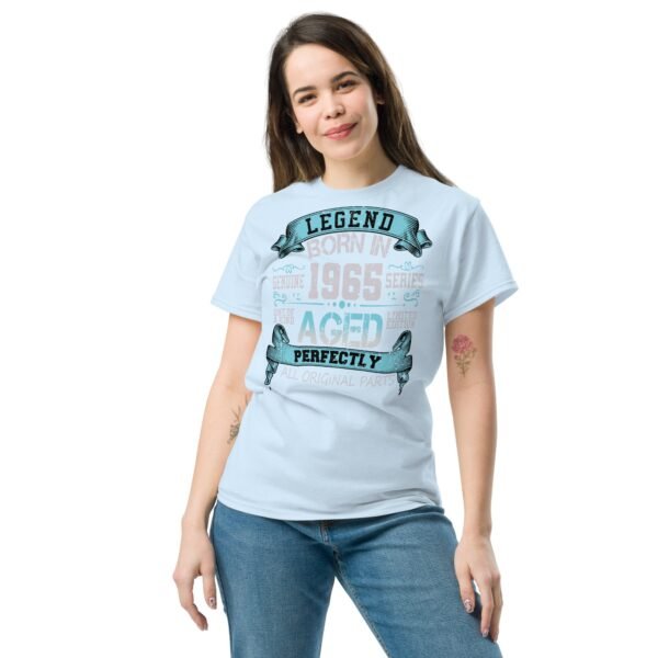 1965 Birthday Year Gift T-shirt 1965 Legend Aged Perfectly - Image 3