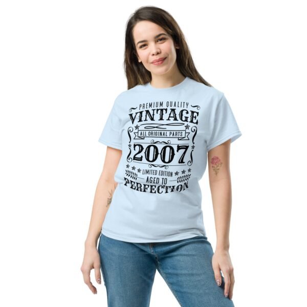Vintage 2007 All Original Parts Birthday T-shirt - Image 3