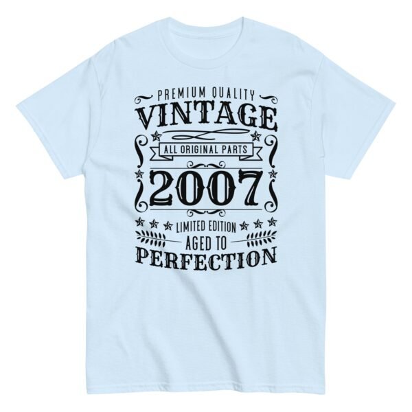 Vintage 2007 All Original Parts Birthday T-shirt - Image 13
