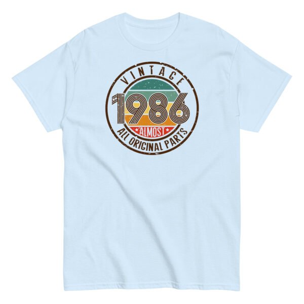 Vintage 1986 All Original Parts T-shirt 86 Birthday Tee - Image 15