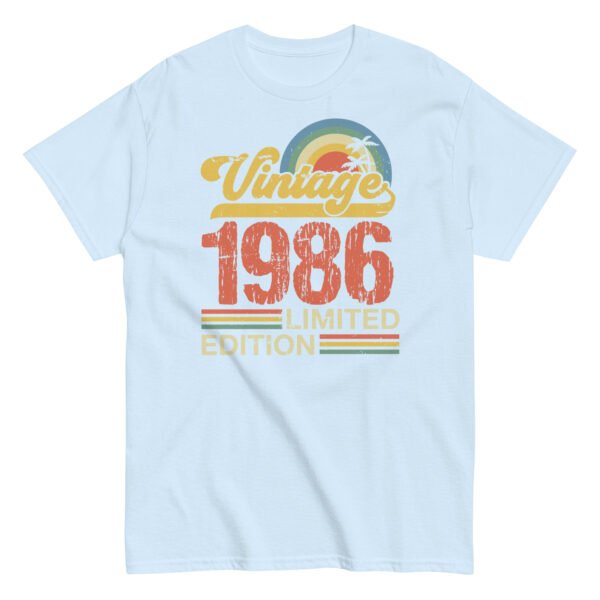 Vintage 1986 Limited Edition T-shirt 86 Birthday Gift - Image 15