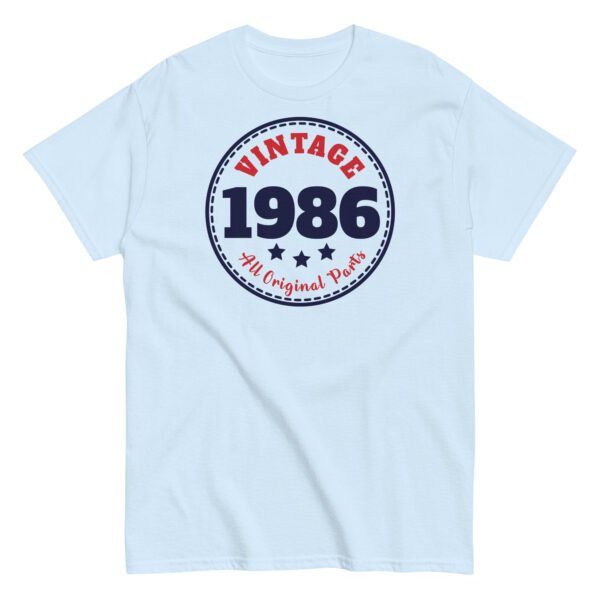 Vintage 1986 All Original Parts Retro T-shirt - Image 15