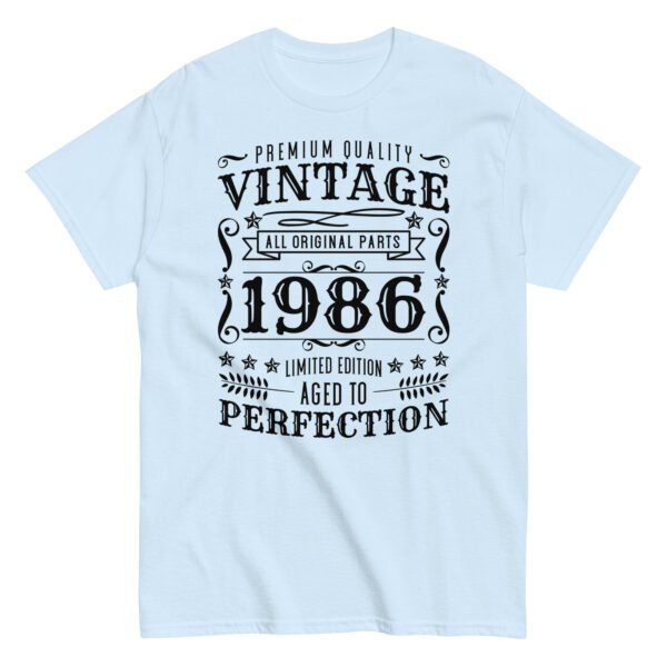 Vintage 1986 Aged To Perfection T-Shirt Birthday Gift - Image 13