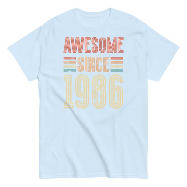 Awesome Since 1986 Retro Birthday Gift T-shirt - Image 15