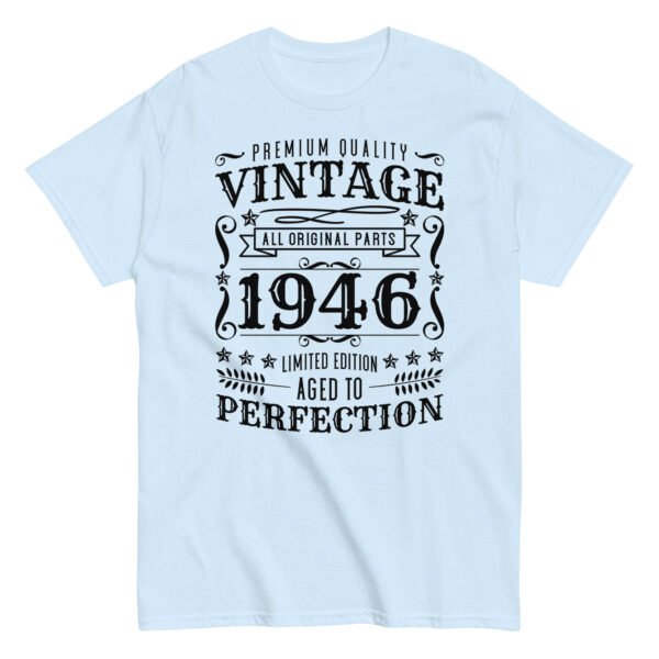 Vintage 1946 T-shirt Limited Edition Birthday Gift - Image 10