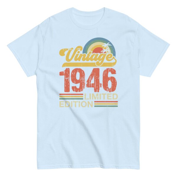 Vintage 1946 Birthday T-shirt Limited Edition Retro Gift - Image 9
