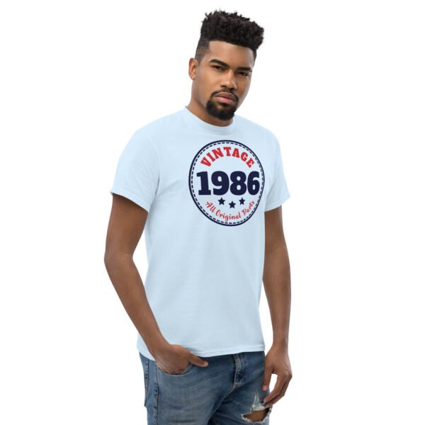 Vintage 1986 All Original Parts Retro T-shirt - Image 4