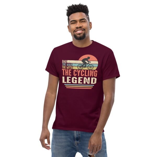 Dad The Man The Myth The Cycling Legend t-shirt - Image 2