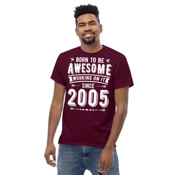 Born To Be Awesome Since 2005 T-shirts Birthday Gift - Image 2
