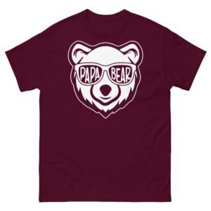 Papa Bear T-shirt Gift For Dad