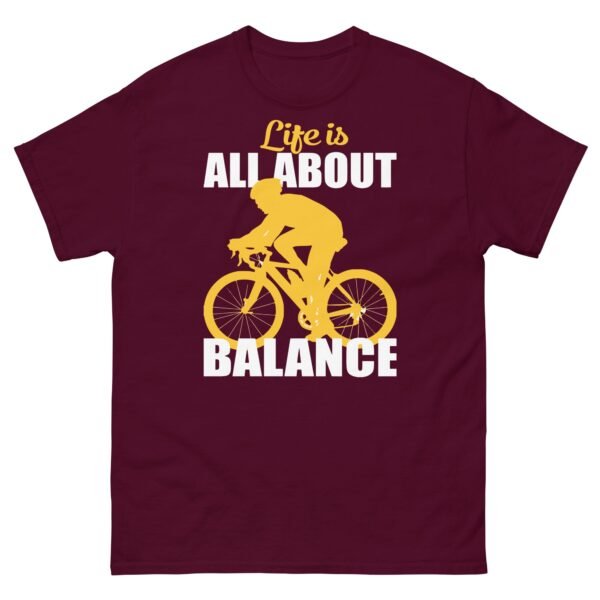 Life Is All About Balance Cyclist T Shirt