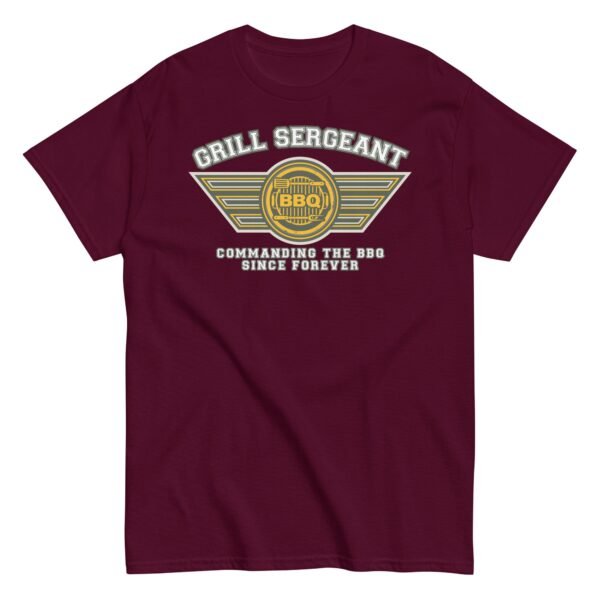 Grill Sergeant BBQ T Shirt Funny BBQ Gift T-shirts - Image 5