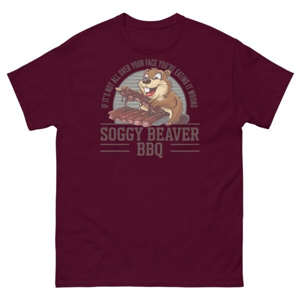 Soggy Beaver BBQ T-Shirt Funny BBQ Shirt - Image 4