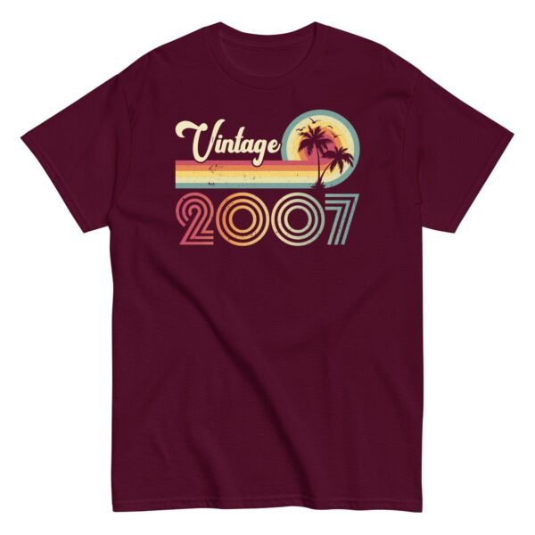 Vintage 2007 Birthday T-shirt - Image 3