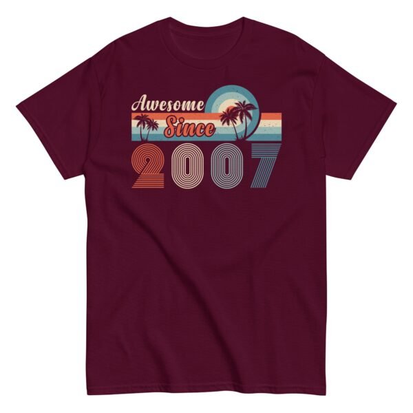 Awesome Since 2007 Birthday T-shirt Gift Idea - Image 3