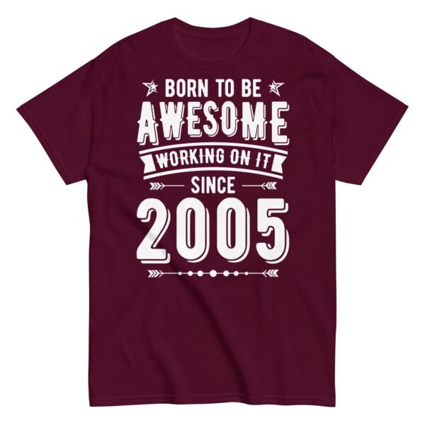 Born To Be Awesome Since 2005 T-shirts Birthday Gift - Image 5