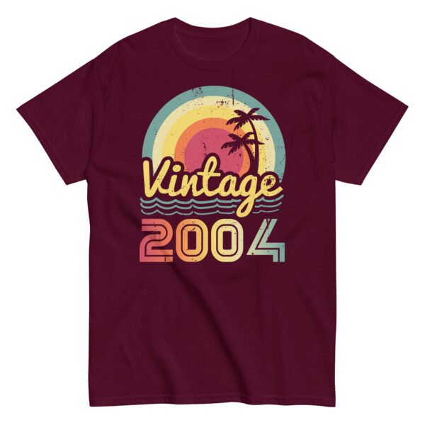 Vintage 2004 T-Shirt 2004 Birth Year Gift T Shirt - Image 2