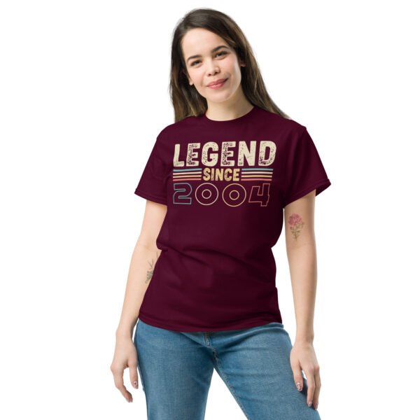 Legend Since 2004 T-shirts Birthday Gifts - Image 2