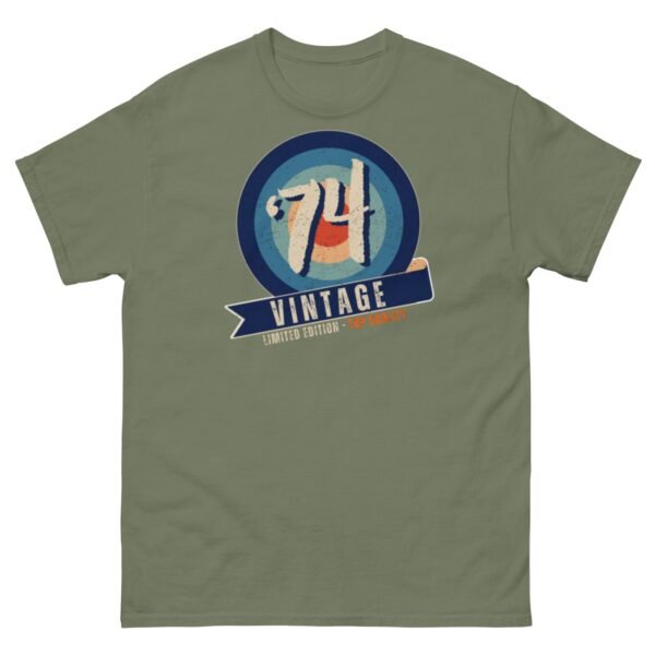 1974 Birthday t-shirt ’74 Vintage 1974 Gift Limited Edition T-shirt - Image 9