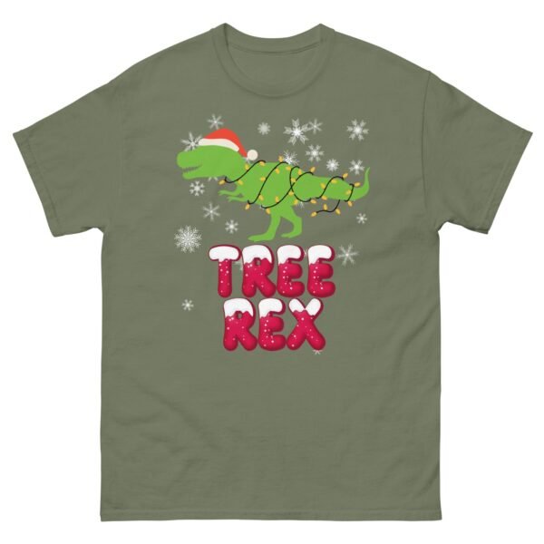Tree Rex Christmas T-shirt For Men - Image 6