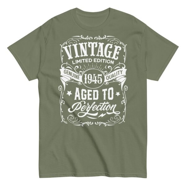 Vintage 1945 Aged To Perfection Gift T-shirt 1945 Birth Year - Image 10