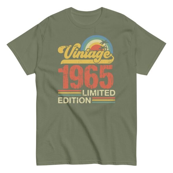 Vintage 1965 Limited Edition Birthday T-shirt 1965 Gift - Image 9