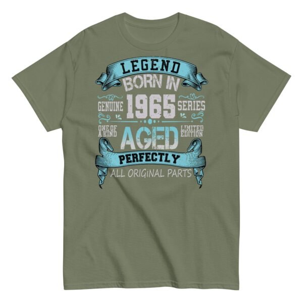 1965 Birthday Year Gift T-shirt 1965 Legend Aged Perfectly - Image 9