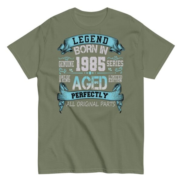 1985 Birthday Year Gift T-shirt Born In 1985 Legend Aged Perfectly - Image 9