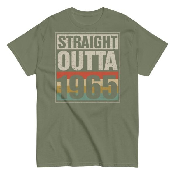 1965 Birthday Year Gift T-shirt Straight Outta 1965 T-shirt - Image 9