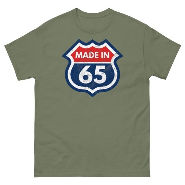 1965 Birthday T-Shirt Gift Made in 65 US Route Sign - Image 10
