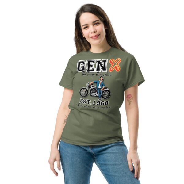 GEN X Est. 1968 T-shirt Birthday Gift For 1968 Birth Year - Image 3