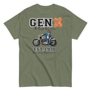 GEN X Est. 1970 T-shirt Birthday Gift For 1970 Birth Year