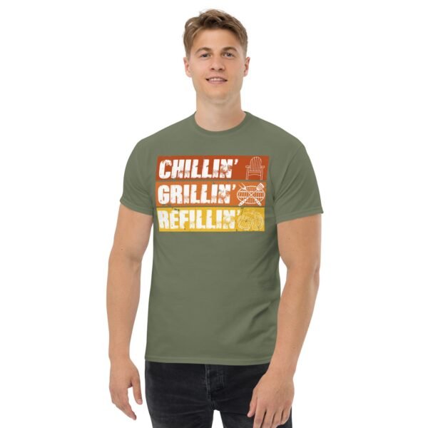 BBQ T-Shirt Chillin’ Grillin’ Refillin’ - Image 3