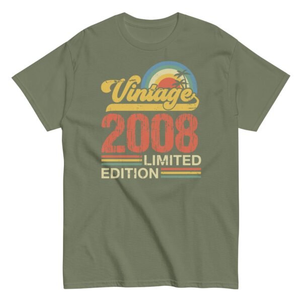 2008 Vintage Birthday T-shirt Limited Edition Birthday T Shirt - Image 7