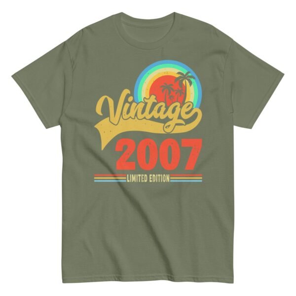 Vintage 2007 Limited Edition Birthday T-shirt Gifts - Image 9