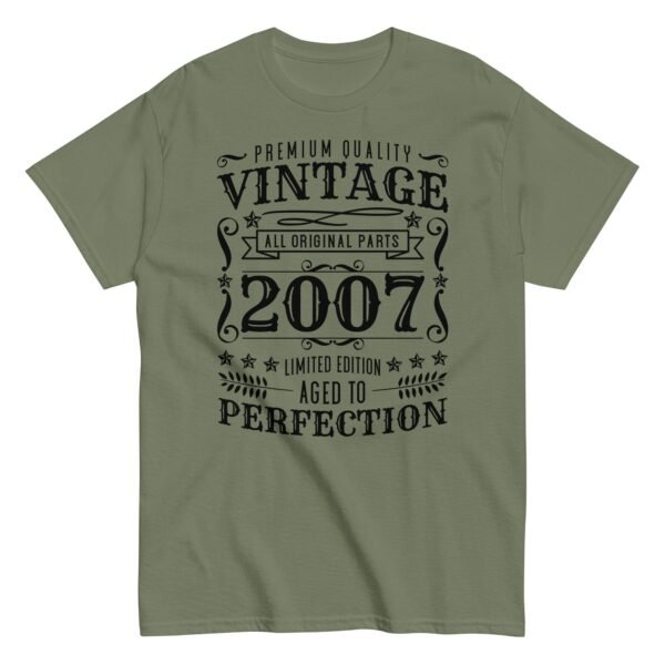 Vintage 2007 All Original Parts Birthday T-shirt - Image 7