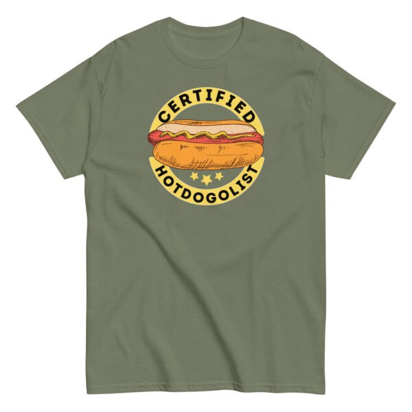 Certified Hotdogologist Funny BBQ Gift Hotdog T-Shirt - Image 6