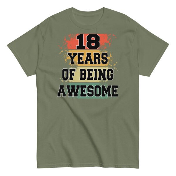 18th Birthday T-shirt – 18 Years Of Being Awesome - Image 9