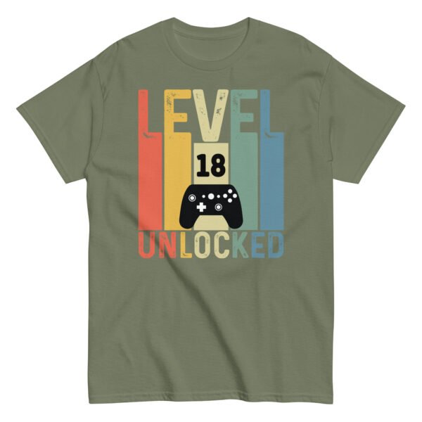 Level 18 Unlocked – 18th Birthday T-shirts for Gamers - Image 9