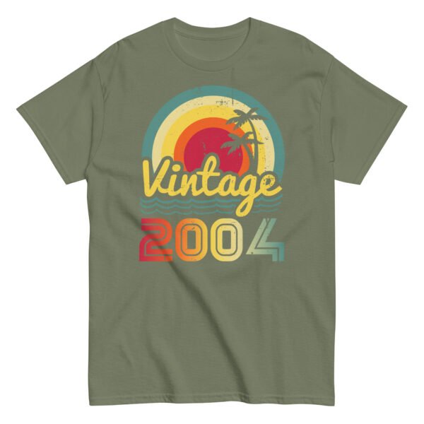 Vintage 2004 T-Shirt 2004 Birth Year Gift T Shirt - Image 7